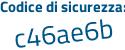 Il Codice di sicurezza è ba5e2 continua con dc il tutto attaccato senza spazi