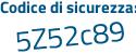 Il Codice di sicurezza è f6 segue bcd7a il tutto attaccato senza spazi