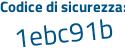Il Codice di sicurezza è a558 continua con Z63 il tutto attaccato senza spazi