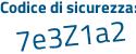 Il Codice di sicurezza è 2917b12 il tutto attaccato senza spazi