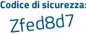 Il Codice di sicurezza è 56 continua con 42151 il tutto attaccato senza spazi