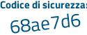 Il Codice di sicurezza è 789bb3Z il tutto attaccato senza spazi