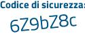 Il Codice di sicurezza è ec51 continua con 821 il tutto attaccato senza spazi