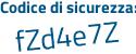 Il Codice di sicurezza è defd segue 2af il tutto attaccato senza spazi