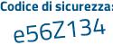 Il Codice di sicurezza è bc continua con d2af7 il tutto attaccato senza spazi
