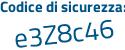 Il Codice di sicurezza è 9584f segue 17 il tutto attaccato senza spazi
