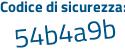 Il Codice di sicurezza è fc6 poi c83a il tutto attaccato senza spazi