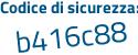 Il Codice di sicurezza è ddf6c9a il tutto attaccato senza spazi