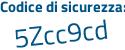 Il Codice di sicurezza è bb continua con 336fa il tutto attaccato senza spazi