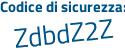 Il Codice di sicurezza è 426ff98 il tutto attaccato senza spazi