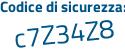 Il Codice di sicurezza è 95Z3 segue Zae il tutto attaccato senza spazi