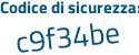 Il Codice di sicurezza è 85 continua con fZbeb il tutto attaccato senza spazi