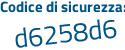 Il Codice di sicurezza è Zd poi 38483 il tutto attaccato senza spazi
