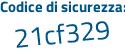 Il Codice di sicurezza è 36b6 continua con Zfb il tutto attaccato senza spazi