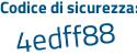 Il Codice di sicurezza è 53b segue 4Zda il tutto attaccato senza spazi
