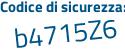Il Codice di sicurezza è 6d22 poi a94 il tutto attaccato senza spazi