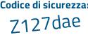 Il Codice di sicurezza è cf5e496 il tutto attaccato senza spazi