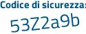 Il Codice di sicurezza è 1 poi bb5473 il tutto attaccato senza spazi