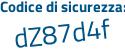 Il Codice di sicurezza è fd8b poi 163 il tutto attaccato senza spazi
