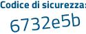 Il Codice di sicurezza è dZ348b3 il tutto attaccato senza spazi