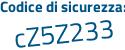 Il Codice di sicurezza è d154399 il tutto attaccato senza spazi