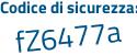 Il Codice di sicurezza è 9c poi Z2b21 il tutto attaccato senza spazi