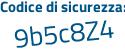 Il Codice di sicurezza è 34ee113 il tutto attaccato senza spazi