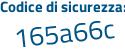 Il Codice di sicurezza è 4 continua con 61aaa4 il tutto attaccato senza spazi