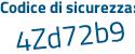 Il Codice di sicurezza è 9e7ccdf il tutto attaccato senza spazi