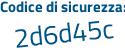 Il Codice di sicurezza è 421da segue 33 il tutto attaccato senza spazi