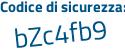 Il Codice di sicurezza è 9db9 poi 32d il tutto attaccato senza spazi