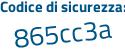 Il Codice di sicurezza è eZb9392 il tutto attaccato senza spazi