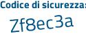 Il Codice di sicurezza è 3e poi 75e1c il tutto attaccato senza spazi