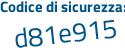 Il Codice di sicurezza è 983 segue 4145 il tutto attaccato senza spazi