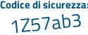 Il Codice di sicurezza è f4 continua con 3e4e5 il tutto attaccato senza spazi