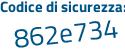 Il Codice di sicurezza è f6d poi a2bZ il tutto attaccato senza spazi