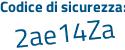 Il Codice di sicurezza è ad3ae1b il tutto attaccato senza spazi