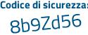 Il Codice di sicurezza è f7e continua con 22dZ il tutto attaccato senza spazi
