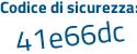 Il Codice di sicurezza è 23 poi f83d4 il tutto attaccato senza spazi