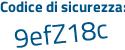 Il Codice di sicurezza è 26fd337 il tutto attaccato senza spazi