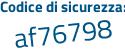 Il Codice di sicurezza è 9c7ff26 il tutto attaccato senza spazi