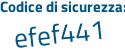 Il Codice di sicurezza è d9 poi 62d75 il tutto attaccato senza spazi