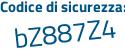 Il Codice di sicurezza è 7c poi 18b43 il tutto attaccato senza spazi