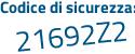 Il Codice di sicurezza è cdc9c continua con f5 il tutto attaccato senza spazi