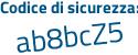 Il Codice di sicurezza è 47891 poi e3 il tutto attaccato senza spazi