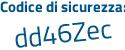 Il Codice di sicurezza è cae segue bcc5 il tutto attaccato senza spazi