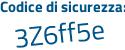 Il Codice di sicurezza è ba continua con 2711f il tutto attaccato senza spazi