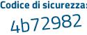 Il Codice di sicurezza è 1e poi 3ac71 il tutto attaccato senza spazi