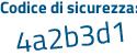 Il Codice di sicurezza è 93 segue 3a3Za il tutto attaccato senza spazi