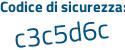 Il Codice di sicurezza è 1 continua con 39637d il tutto attaccato senza spazi